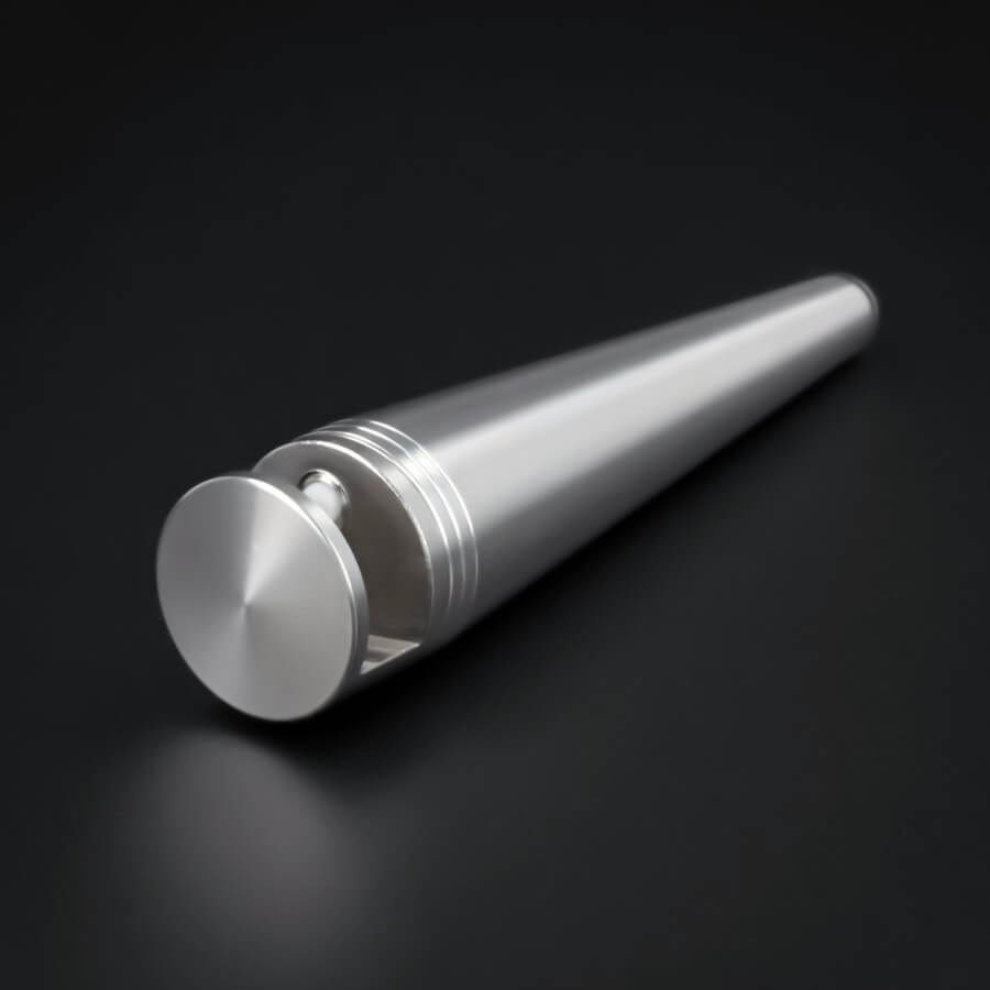 2 Fotoaufsteller Edelstahl für 6mm Glas