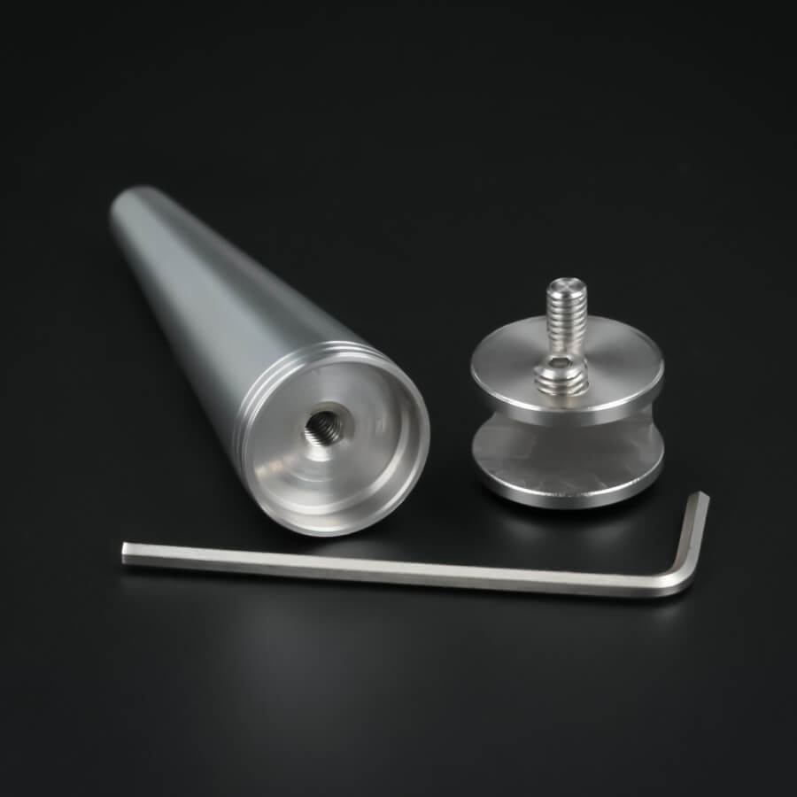 2 Fotoaufsteller Edelstahl für 6mm Glas